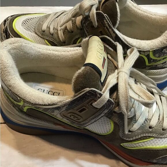 "Gucci Ultrapace Sneakers - Men's Size 7- Rare Design" - Picture 3 of 10